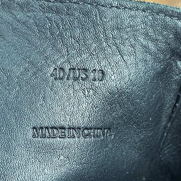 Rag & Bone size 40 US size 10 black leather Harper motorcycle boots - Picture 10 of 10